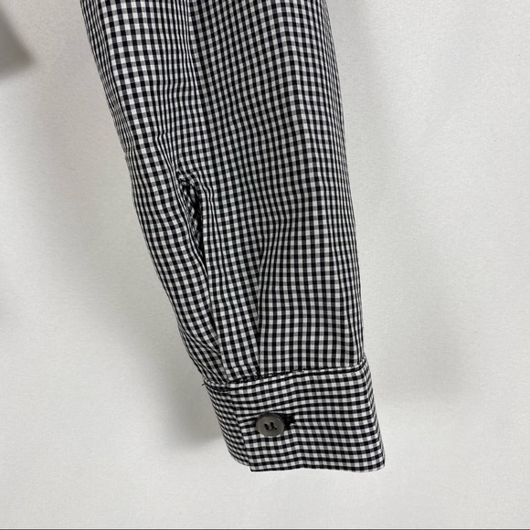 Intermix Myra Gingham Long Sleeve Bow Waist Tie Top - Picture 13 of 15